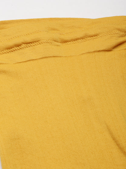 Womens Saree shapewear - Mustard