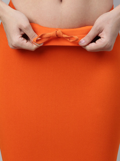 Womens Saree Shapewear - Orange