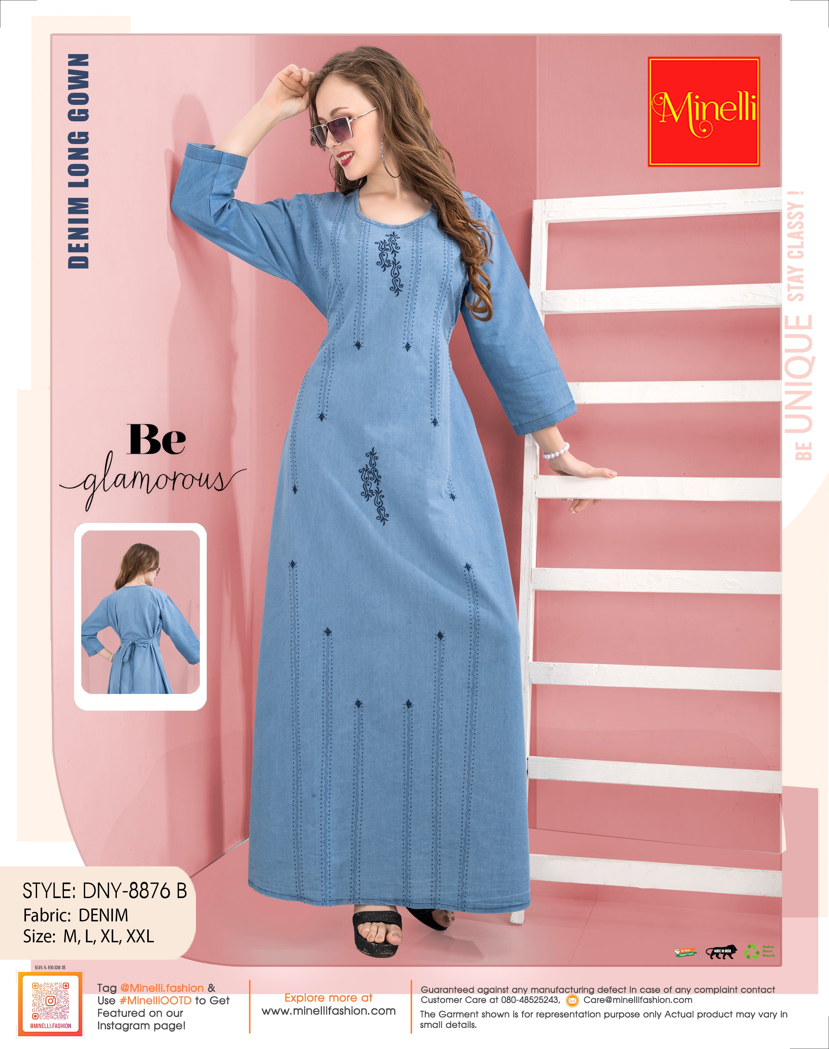 Agnes Denim Overall Dress (Online Exclusive) – Uptown Boutique Ramona