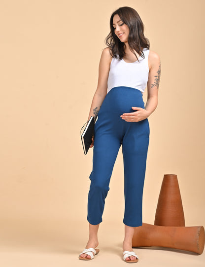 Womens Maternity Pant - Indigo