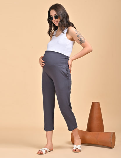 Womens Maternity Pant - Grey