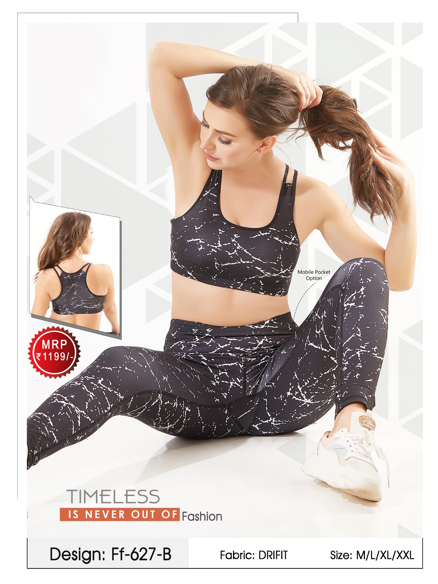 Womens Flexi Fit Active Wear - Charcoal