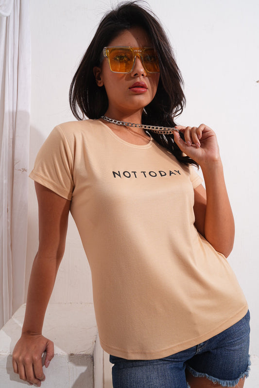 Sorrell Brown Round Neck Active Tees