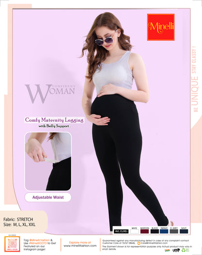 Womens Maternity Legging - Black