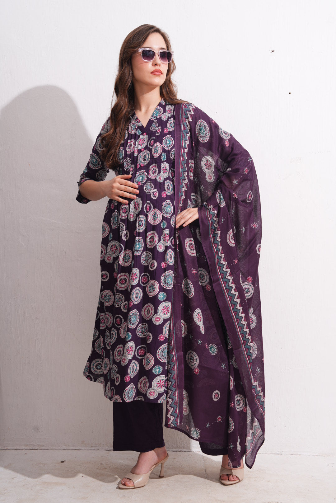 Womens Maternity SKD Set - Magenta