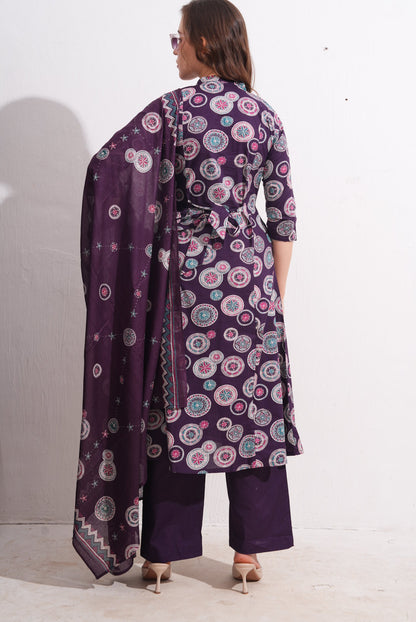 Womens Maternity SKD Set - Magenta