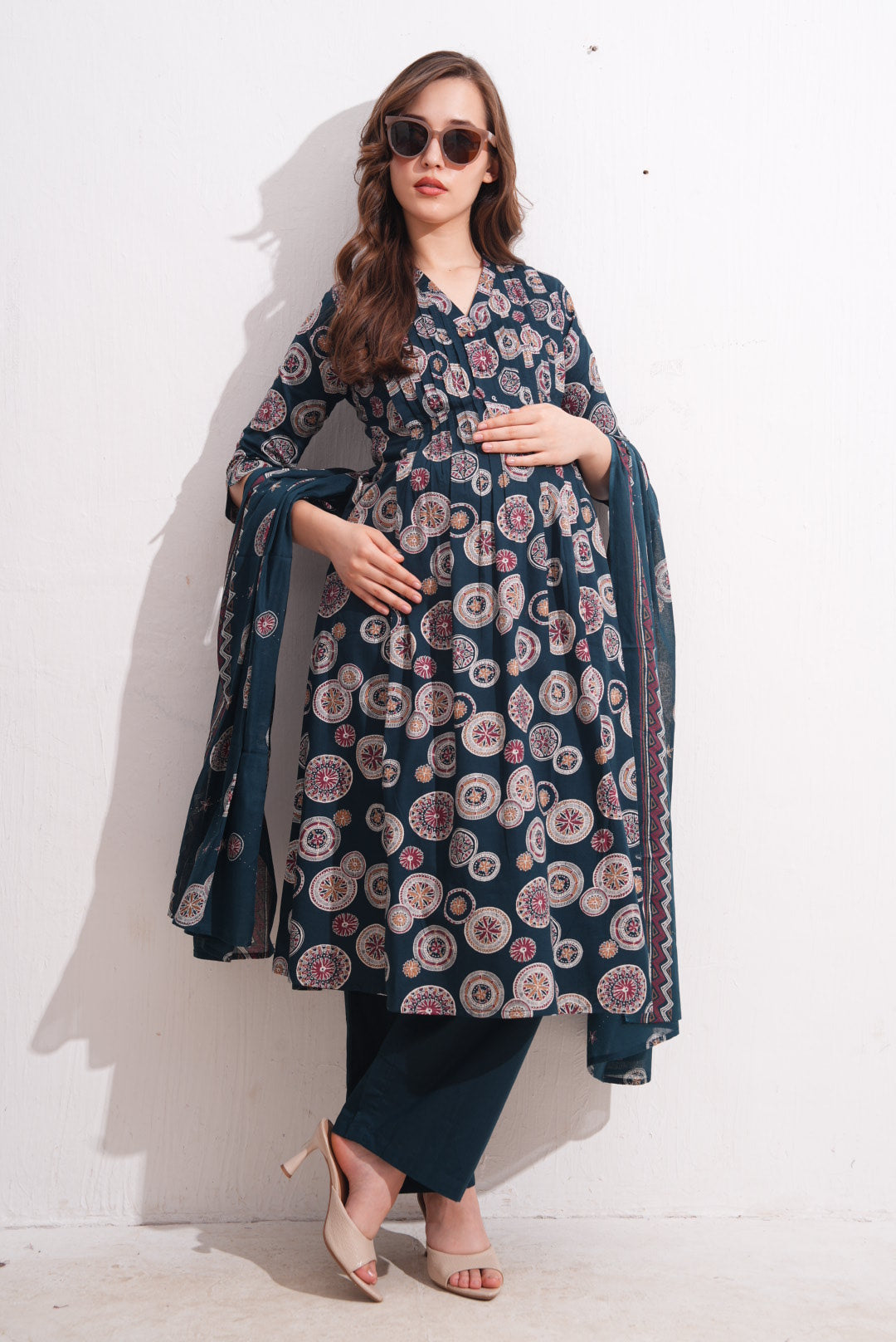 Womens Maternity SKD Set - Indigo