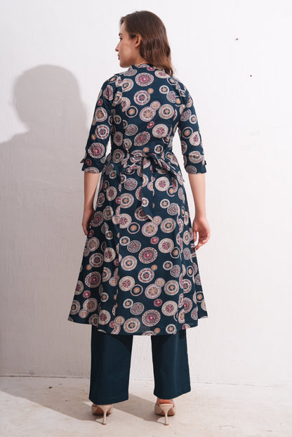 Womens Maternity SKD Set - Indigo