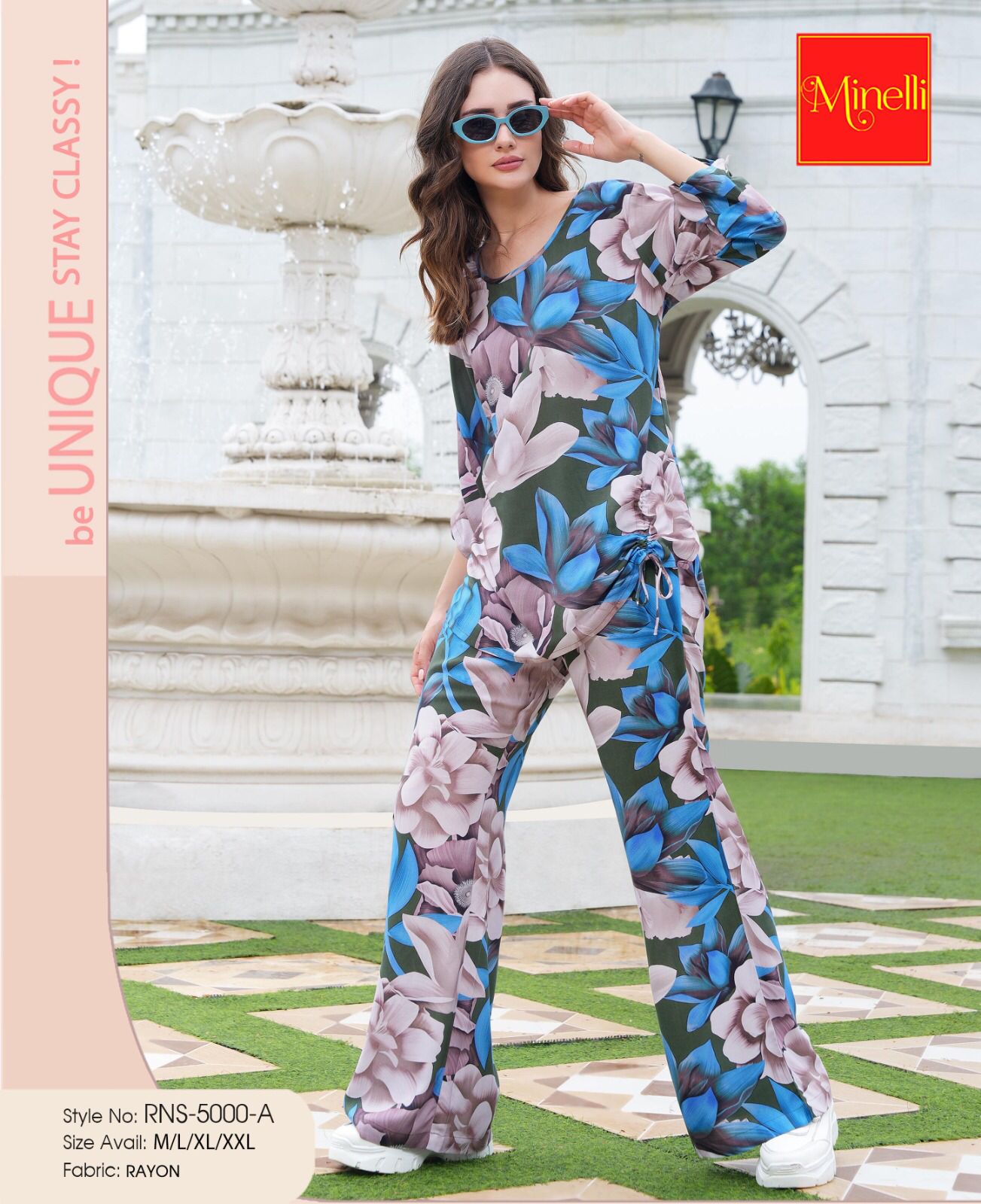 Multi-Colored Printed Co Ord Set