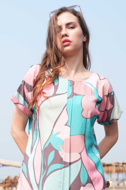 Multi-Colored Printed Co-Ord Set