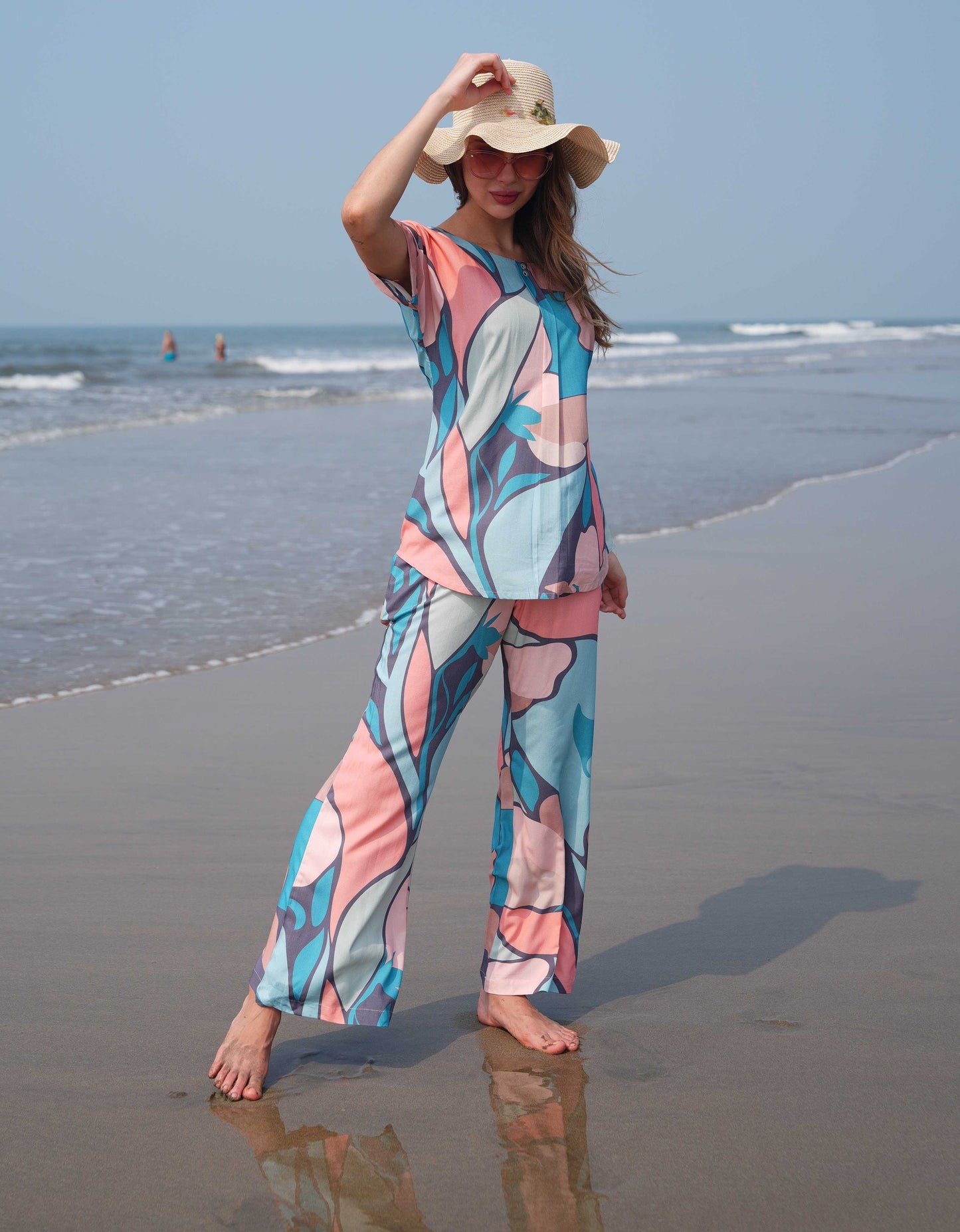 Multi-Colored Printed Co-Ord Set