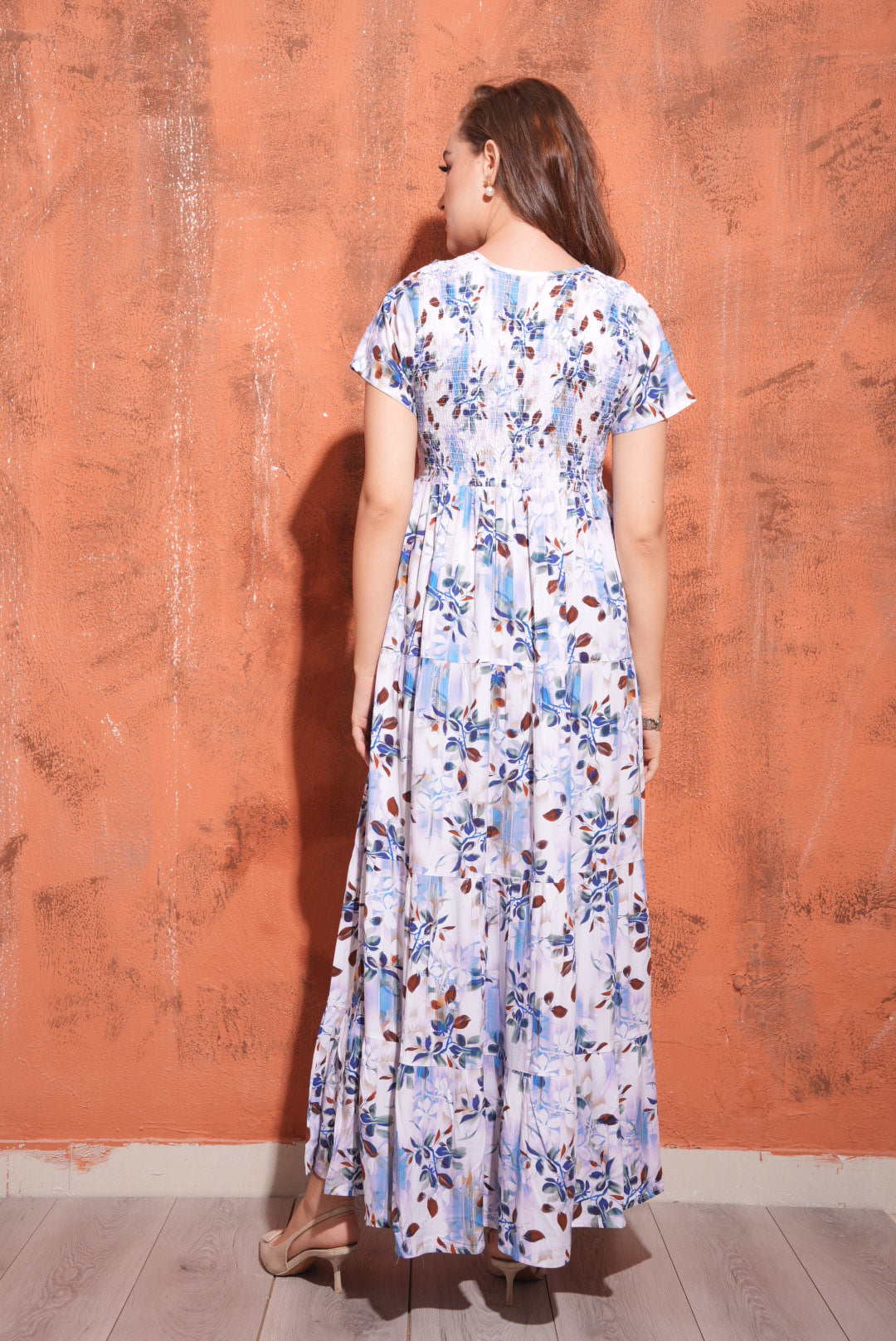 Blue-Colored Premium Flare Gown