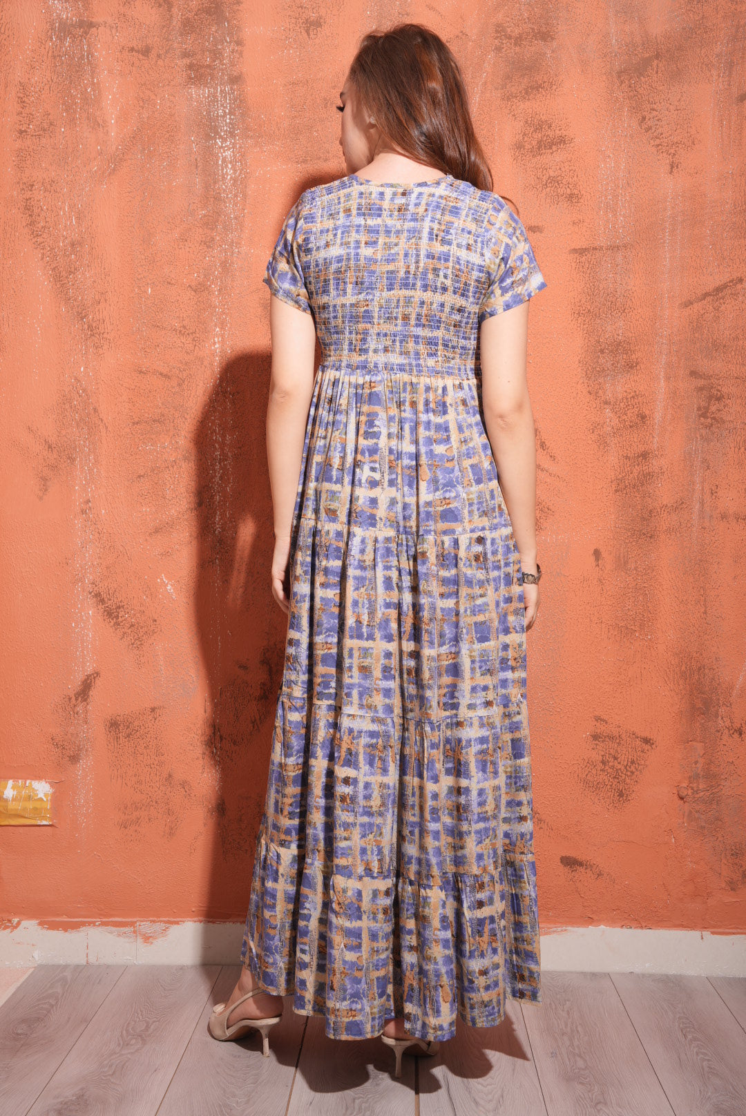 Purple-Colored Premium Flare Gown