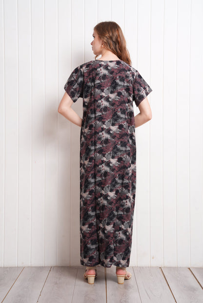 Coffee-Colored Fashion Nightdress