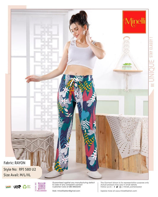 Multi-Colored Printed Pyjama