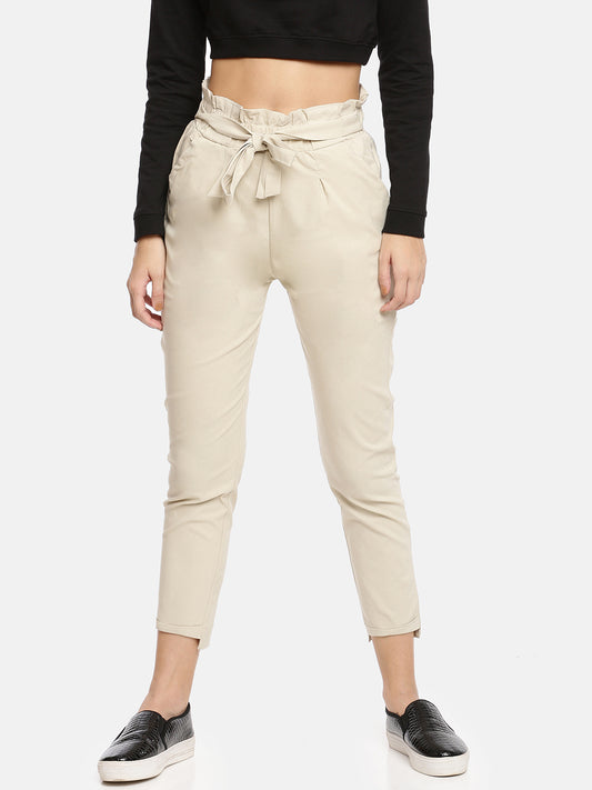 Womens Solid Knot Pant - L Skin
