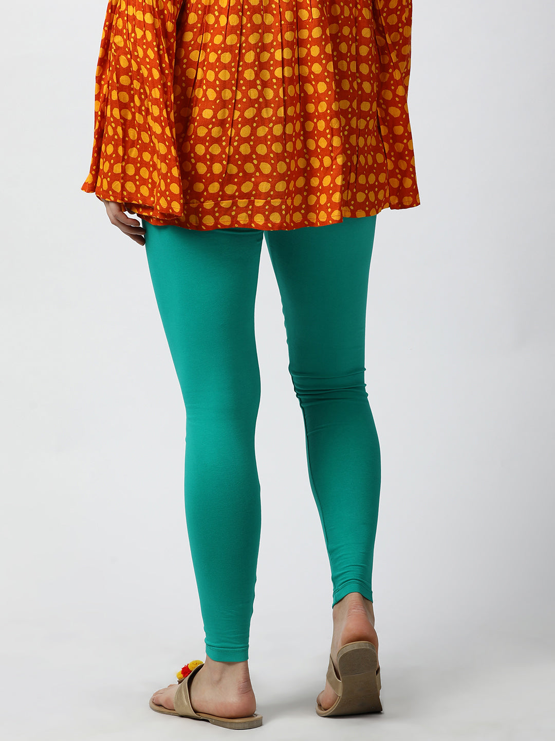 Go Colors Women Blue Solid Ankle-Length Leggings Price in India, Full  Specifications & Offers
