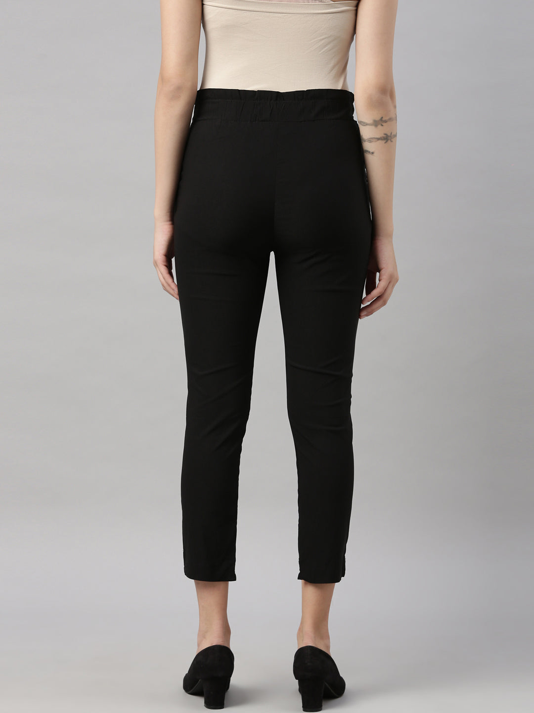 Buy Black Fusion Fit Mens Cotton Trouser Online | Tistabene - Tistabene