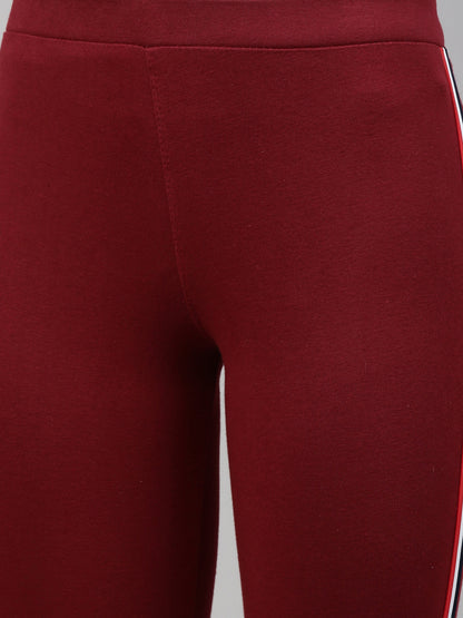 Womens Perfect Track Pant/ Joggers - Maroon