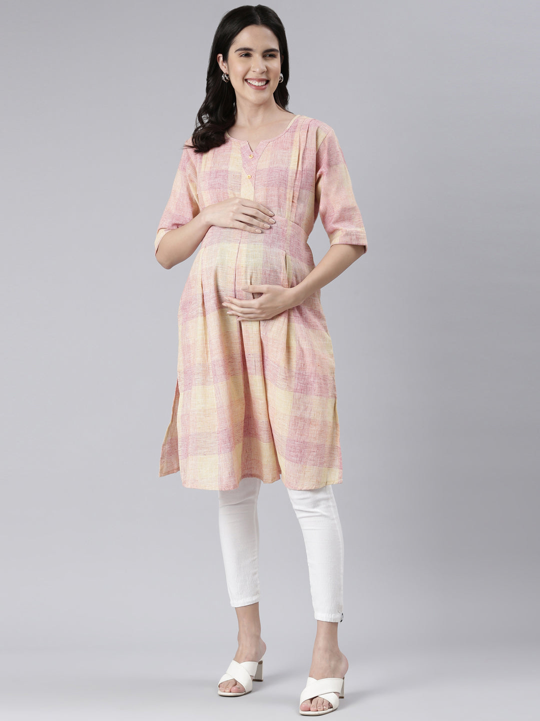 8 Color Ladies Maternity Kurtis, 200, Sleeves: Half at Rs 596
