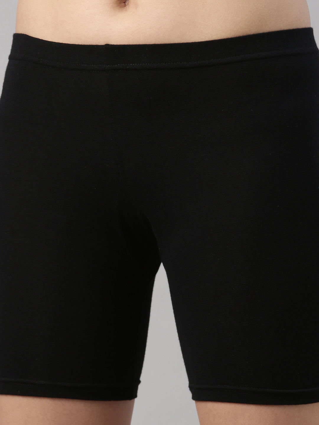 Womens 4-Way Stretch Cycling Shorts - Black