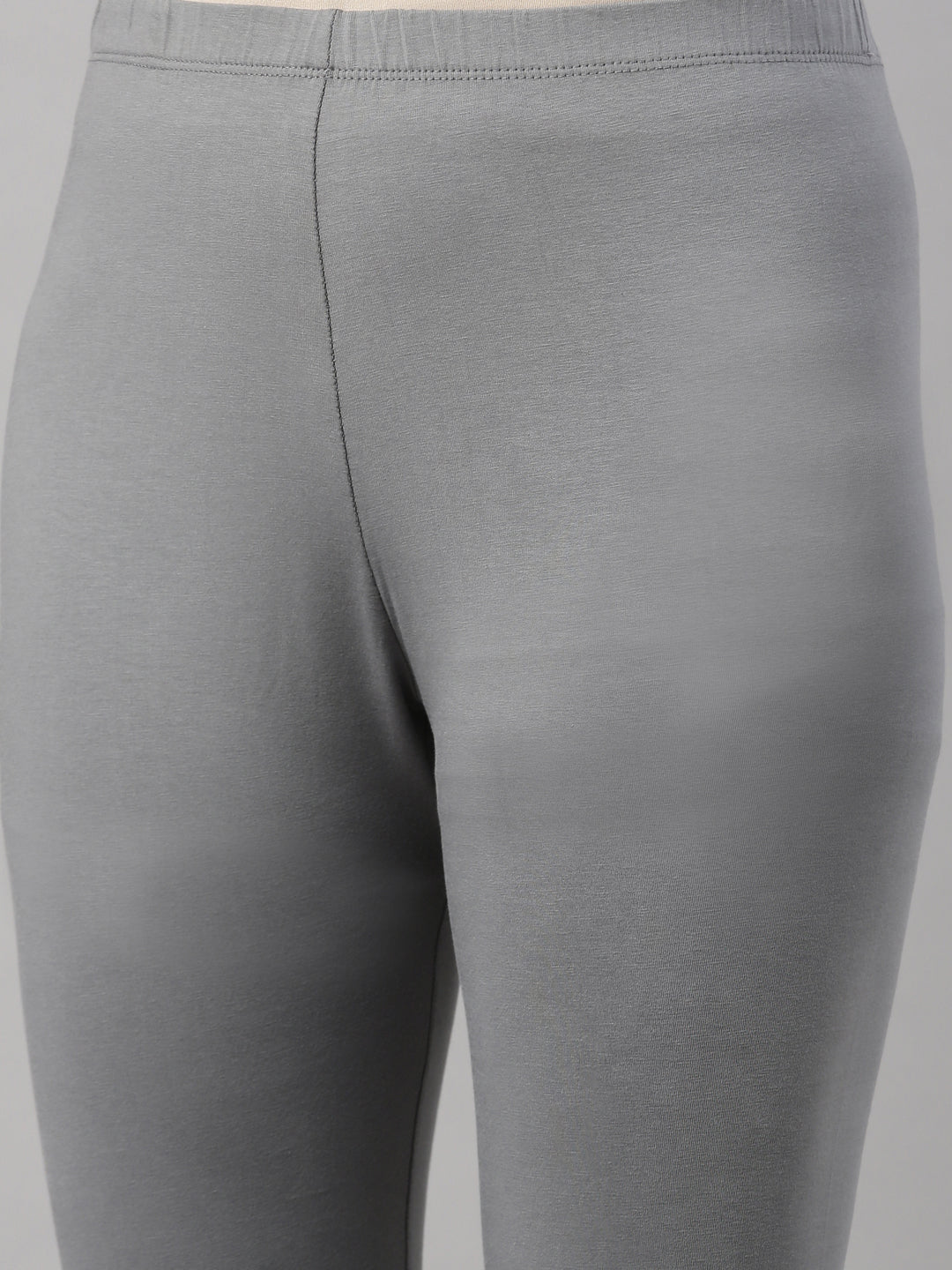 Womens 4 Way Stretch Chudi Leggings - Grey – Minelli